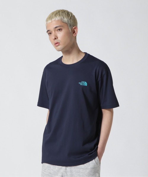 THE NORTH FACE（ザノースフェイス）の「THE NORTH FACE/ザ・ノースフェイス　S/S Bandana Square Logo Tee ショートスリーブバンダナスクエアロゴティー NT32349（Tシャツ/カットソー・メンズ・ネイビー/ホワイト/ブラック/グレー・M/L/XL）」の9枚目の写真