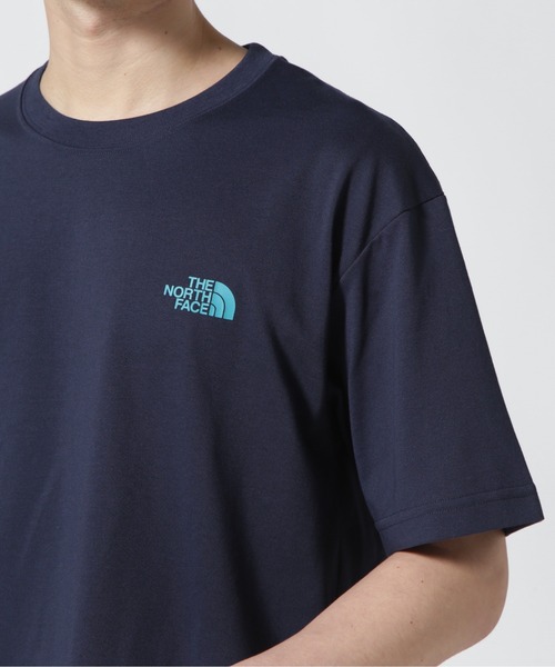 THE NORTH FACE（ザノースフェイス）の「THE NORTH FACE/ザ・ノースフェイス　S/S Bandana Square Logo Tee ショートスリーブバンダナスクエアロゴティー NT32349（Tシャツ/カットソー・メンズ・ネイビー/ホワイト/ブラック/グレー・M/L/XL）」の14枚目の写真