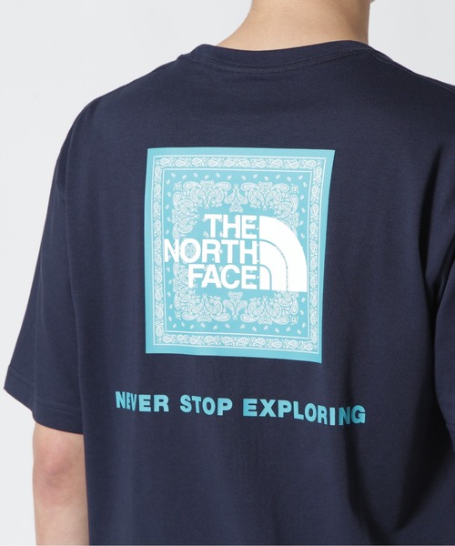 THE NORTH FACE（ザノースフェイス）の「THE NORTH FACE/ザ・ノースフェイス　S/S Bandana Square Logo Tee ショートスリーブバンダナスクエアロゴティー NT32349（Tシャツ/カットソー・メンズ・ネイビー/ホワイト/ブラック/グレー・M/L/XL）」の15枚目の写真
