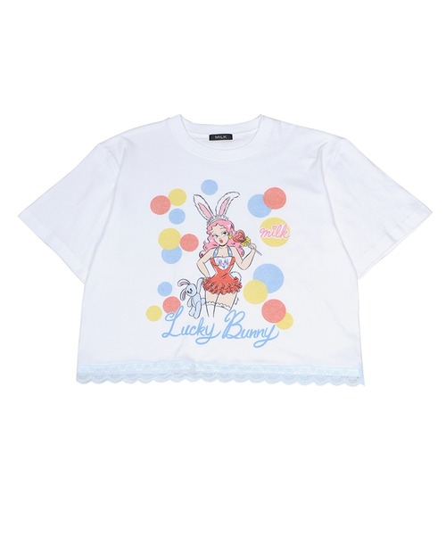 MILK(ミルク)の「Lucky Bunny Tシャツ(Tシャツ/カットソー・レディース・B/C/A・FREE)」の6枚目の写真