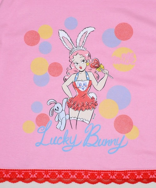 MILK(ミルク)の「Lucky Bunny Tシャツ(Tシャツ/カットソー・レディース・B/C/A・FREE)」の5枚目の写真