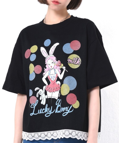 MILK(ミルク)の「Lucky Bunny Tシャツ(Tシャツ/カットソー・レディース・B/C/A・FREE)」の10枚目の写真
