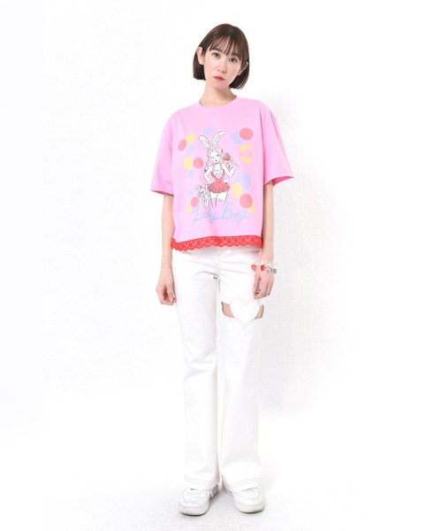 MILK(ミルク)の「Lucky Bunny Tシャツ(Tシャツ/カットソー・レディース・B/C/A・FREE)」の11枚目の写真