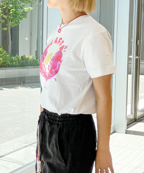 ROSEanna(ローズアンナ)の「【ROSEANNA/ローズアンナ】LOVE Tシャツ(Tシャツ/カットソー・レディース・ホワイト・SMALL)」の4枚目の写真