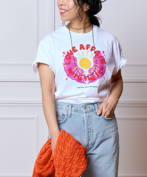 ROSEanna(ローズアンナ)の「【ROSEANNA/ローズアンナ】LOVE Tシャツ(Tシャツ/カットソー・レディース・ホワイト・SMALL)」の11枚目の写真