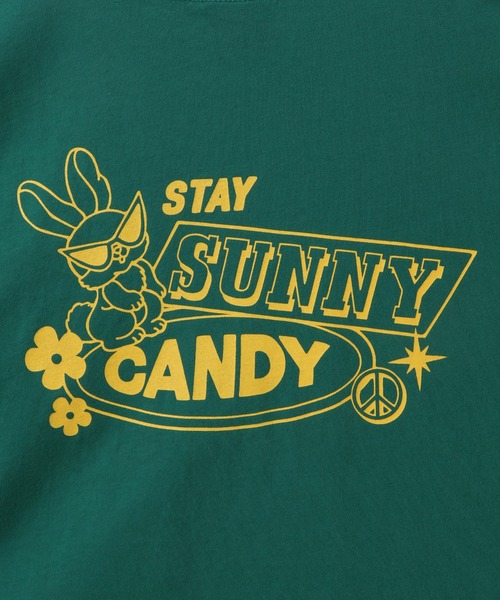 Candy Stripper（キャンディストリッパー）の「SUNNY CANDY Tシャツ（Tシャツ/カットソー・レディース・グリーン/オフホワイト/ライトピンク/ブラック・4/3/2）」の10枚目の写真