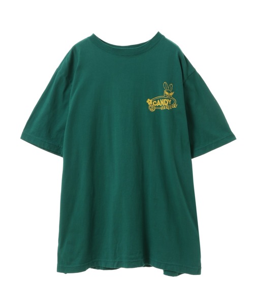 Candy Stripper（キャンディストリッパー）の「SUNNY CANDY Tシャツ（Tシャツ/カットソー・レディース・グリーン/オフホワイト/ライトピンク/ブラック・4/3/2）」の5枚目の写真