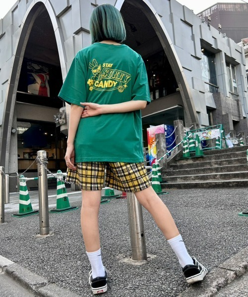 Candy Stripper（キャンディストリッパー）の「SUNNY CANDY Tシャツ（Tシャツ/カットソー・レディース・グリーン/オフホワイト/ライトピンク/ブラック・4/3/2）」の14枚目の写真
