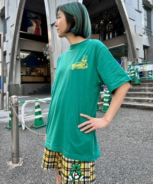 Candy Stripper（キャンディストリッパー）の「SUNNY CANDY Tシャツ（Tシャツ/カットソー・レディース・グリーン/オフホワイト/ライトピンク/ブラック・4/3/2）」の16枚目の写真