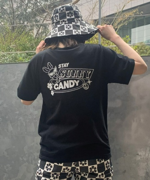Candy Stripper（キャンディストリッパー）の「SUNNY CANDY Tシャツ（Tシャツ/カットソー・レディース・グリーン/オフホワイト/ライトピンク/ブラック・4/3/2）」の21枚目の写真