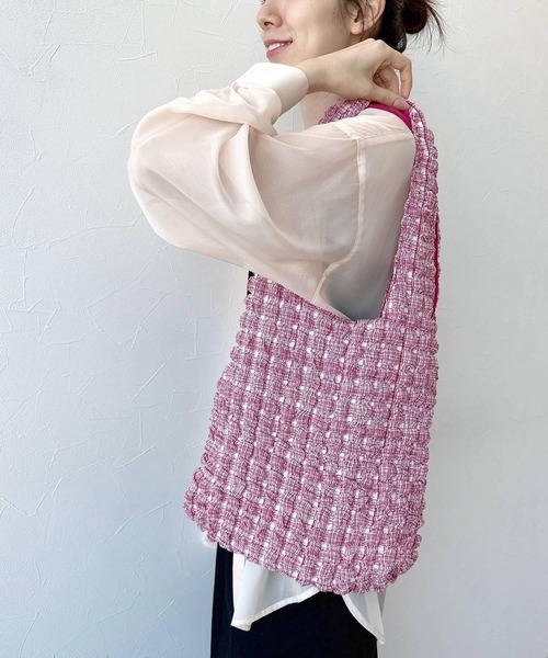 FOREVER 21（フォーエバー トゥエンティーワン）の「ポップコーントートバッグ（トートバッグ・レディース・スカイブルー/ゴールド/グリーン系その他/ピンク系その他・FREE）」の13枚目の写真