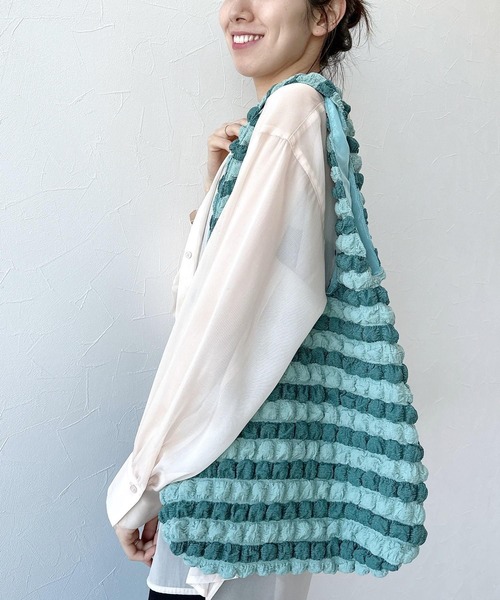 FOREVER 21（フォーエバー トゥエンティーワン）の「ポップコーントートバッグ（トートバッグ・レディース・スカイブルー/ゴールド/グリーン系その他/ピンク系その他・FREE）」の20枚目の写真