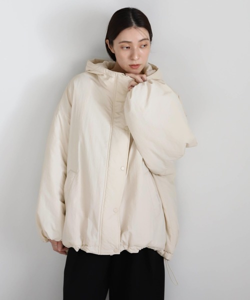セール】ボリュームシルエット中綿ジャケット（ダウンジャケット