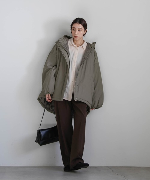 ボリュームシルエット中綿ジャケット（ダウンジャケット/コート