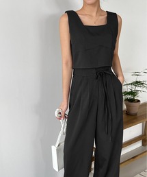 by muni:r（バイ ムニール）の「サマーツーピースセットアップ（スーツセット・レディース）」