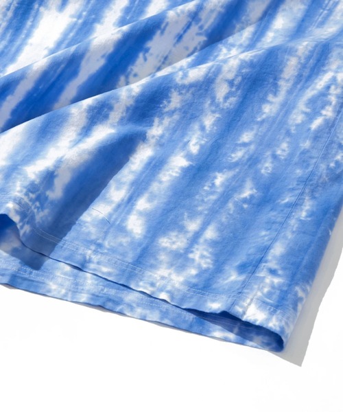 go slow caravan(ゴースローキャラバン)の「タイダイ染めオーバーシャツワンピース W(シャツワンピース・レディース・ライトグリーン/イエロー/ライトブルー・FREE)」の8枚目の写真