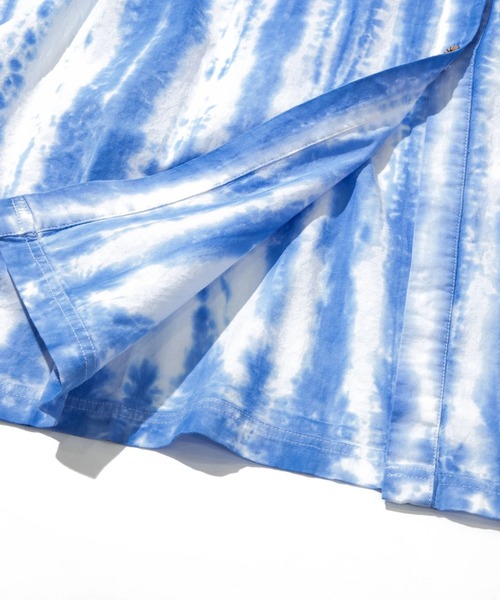 go slow caravan(ゴースローキャラバン)の「タイダイ染めオーバーシャツワンピース W(シャツワンピース・レディース・ライトグリーン/イエロー/ライトブルー・FREE)」の9枚目の写真