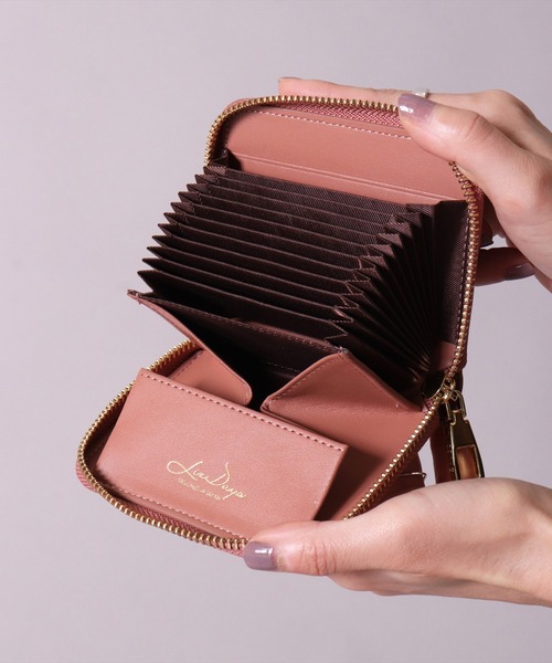 セール】(LF)【LIZDAYS】【本革】レザー ラウンドファスナー ミニ 財布