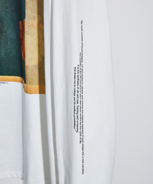 JANESMITH（ジェーンスミス）の「JANESMITH ジェーンスミス / NICOLA KLOOSTERMAN PIECE EMERALD L/S T-SHIRT グラフィックプリントビッグシルエットロンT / 23WCT-#951S（Tシャツ/カットソー・レディース・ブラック/ホワイト・S/M/L/XL）」の9枚目の写真