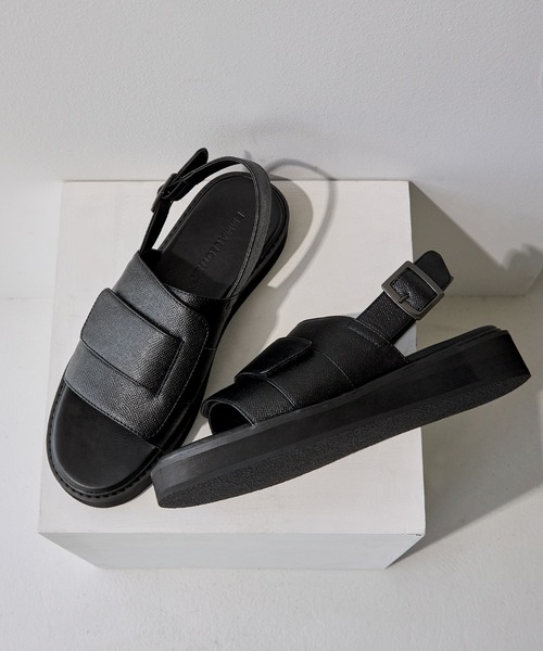 EMMA CLOTHES（エマクローズ）の「クラシックベルトクロスサンダル EMMA CLOTHES（サンダル・メンズ・ブラック・S/M/L）」の12枚目の写真