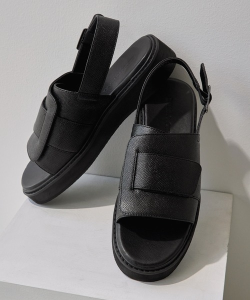 EMMA CLOTHES（エマクローズ）の「クラシックベルトクロスサンダル EMMA CLOTHES（サンダル・メンズ・ブラック・S/M/L）」の14枚目の写真