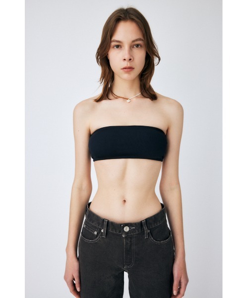MOUSSY（マウジー）の「TUBE ブラ（チューブトップ・レディース・ベージュ/ブラック・FREE）」の8枚目の写真