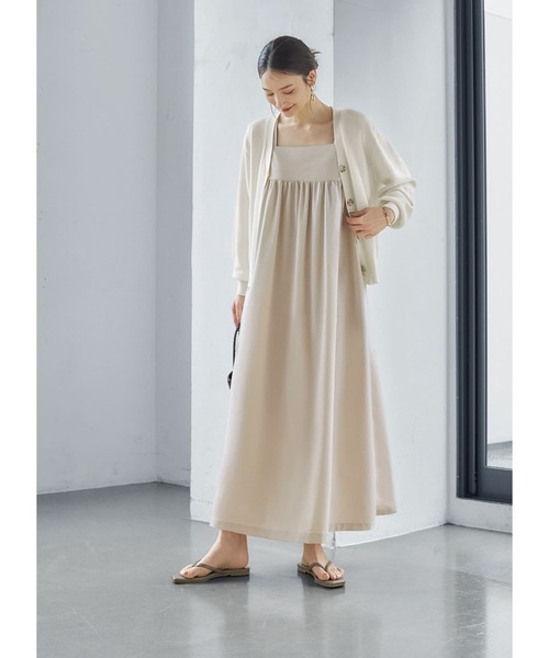 STYLE DELI（スタイルデリ）の「スクエアネックサマードレス