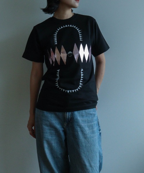 CASA PICONE(カーサピッコーネ)の「Tシャツ ピッコーネ ヴィンテージプリント(Tシャツ/カットソー・レディース・グレー/ホワイト/ブラック・S/M)」の15枚目の写真