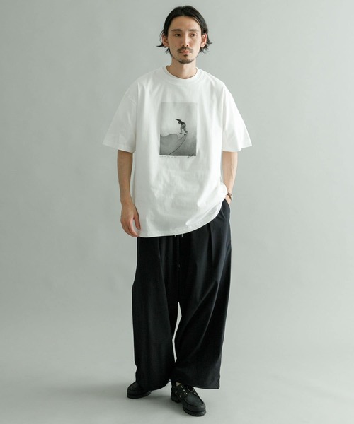 URBAN RESEARCH(アーバンリサーチ)の「URBAN RESEARCH iD ナイロンストレッチイージーオーバーパンツ(その他パンツ・メンズ・チャコールグレー/ブラック/ネイビー・MEDIUM/LARGE)」の5枚目の写真