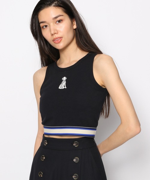 FOREVER 21(フォーエバー トゥエンティーワン)の「アニマルプリントカップ付きアメスリタンク(タンクトップ・レディース・ベージュ/ブラック・SMALL/MEDIUM)」の1枚目の写真