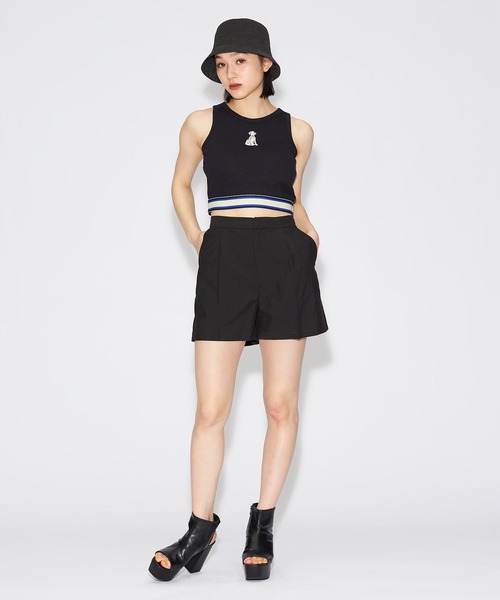 FOREVER 21(フォーエバー トゥエンティーワン)の「アニマルプリントカップ付きアメスリタンク(タンクトップ・レディース・ベージュ/ブラック・SMALL/MEDIUM)」の3枚目の写真