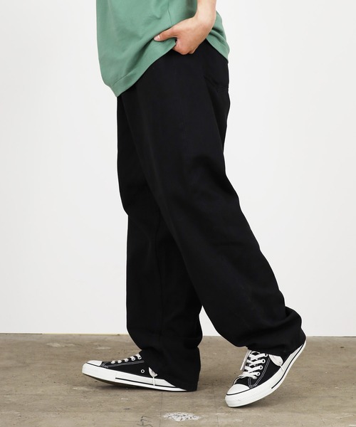 HUF（ハフ）の「HUF/ハフ CROMER PANT バギーパンツ ワンポイントロゴ テーパード バルーン（デニムパンツ・メンズ・ブラック/ライトブルー・28/30/32/34/36）」の6枚目の写真