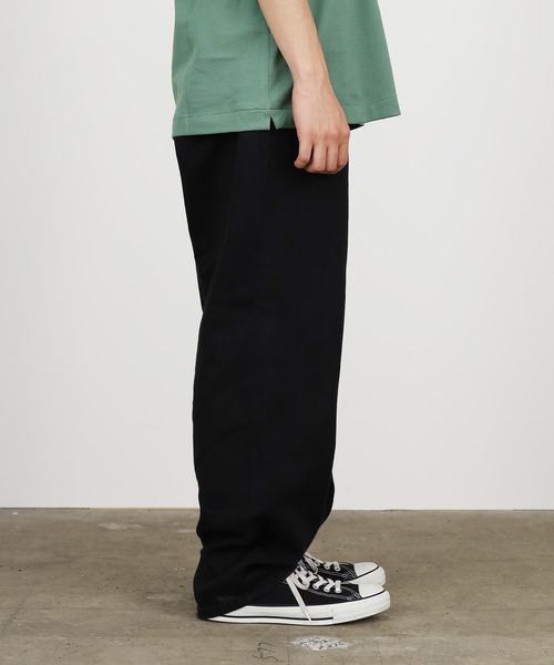 HUF（ハフ）の「HUF/ハフ CROMER PANT バギーパンツ ワンポイントロゴ テーパード バルーン（デニムパンツ・メンズ・ブラック/ライトブルー・28/30/32/34/36）」の9枚目の写真