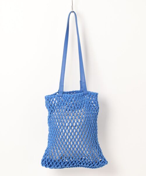 AMERICAN HOLIC（アメリカンホリック）の「マクラメトートバッグA（トートバッグ・レディース・ブルー/アイボリー・FREE）」の16枚目の写真
