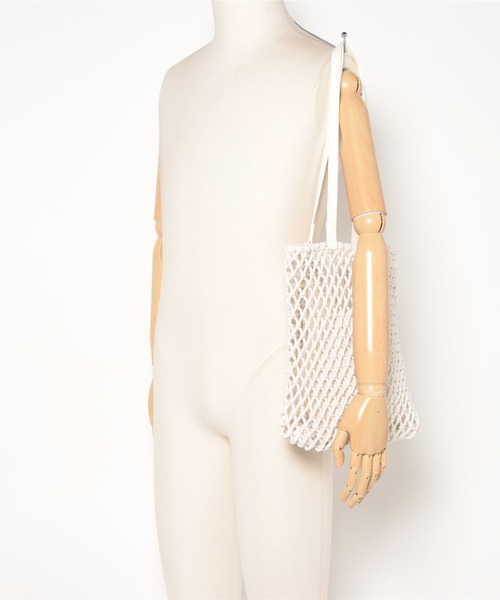 AMERICAN HOLIC（アメリカンホリック）の「マクラメトートバッグA（トートバッグ・レディース・ブルー/アイボリー・FREE）」の18枚目の写真