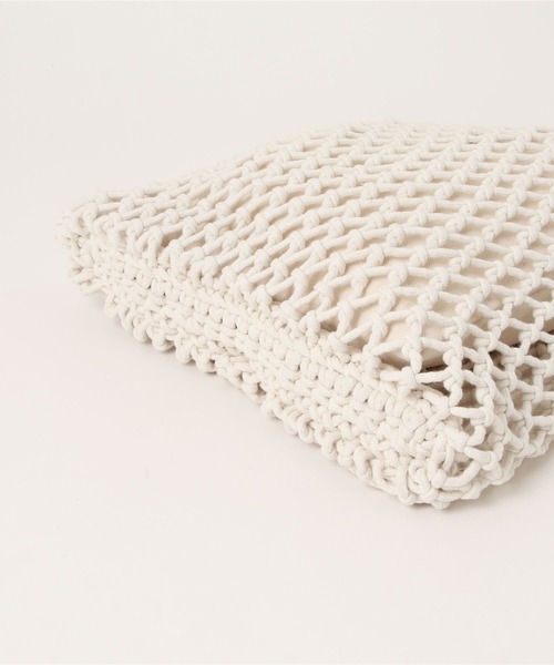 AMERICAN HOLIC（アメリカンホリック）の「マクラメトートバッグA（トートバッグ・レディース・ブルー/アイボリー・FREE）」の19枚目の写真