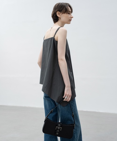 EKCOOKIES（イーケークッキーズ）の「【 EKCOOKIES 】アシンメトリーフリルキャミビスチェ（キャミソール・レディース・カーキ・M）」の19枚目の写真