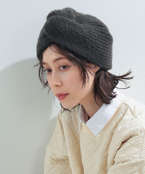 Ray BEAMS（レイビームス）の「Ray BEAMS / クロス ニット帽（ニット
