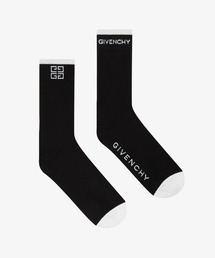 GIVENCHY ジバンシー 靴下 ロゴデザイン ソックス 4G ブラック　特価 GIVENCHY（ジバンシイ）の「(ジバンシー) Givenchy メンズ