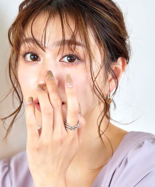 Tiaclasse(ティアクラッセ)の「ポイントストーンリング(リング・レディース・シルバー/ゴールド・FREE)」の7枚目の写真