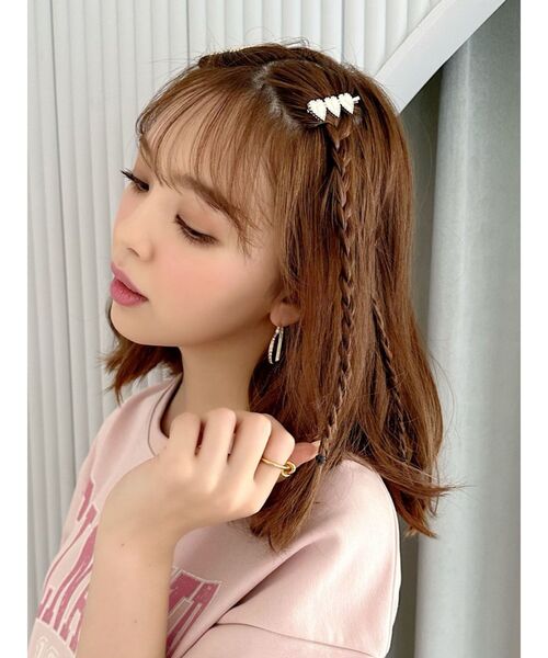 CALNAMUR(カルナムール)の「リボンヘアピンセット(ヘアピン・レディース・シルバー・FREE)」の7枚目の写真