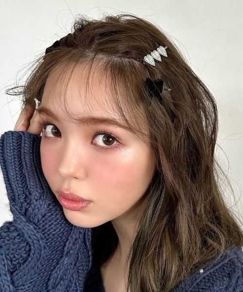 CALNAMUR(カルナムール)の「リボンヘアピンセット(ヘアピン・レディース・シルバー・FREE)」の13枚目の写真