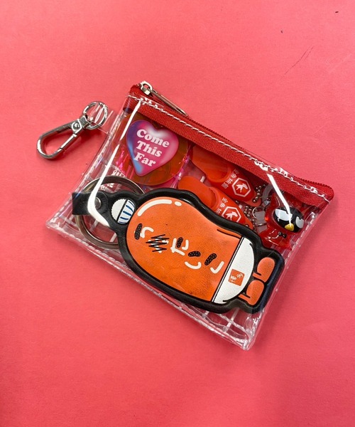 WEGO（ウィゴー）の「WEGO/【一部店限定】カラーテープクリアポーチ（ポーチ・レディース・イエロー/ブルー/ホワイト/レッド/ブラック/サックスブルー/グリーン系その他/ライトパープル/ライトピンク・FREE）」の9枚目の写真