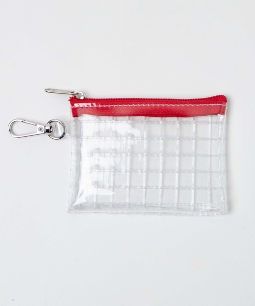 WEGO（ウィゴー）の「WEGO/【一部店限定】カラーテープクリアポーチ（ポーチ・レディース・イエロー/ブルー/ホワイト/レッド/ブラック/サックスブルー/グリーン系その他/ライトパープル/ライトピンク・FREE）」の13枚目の写真