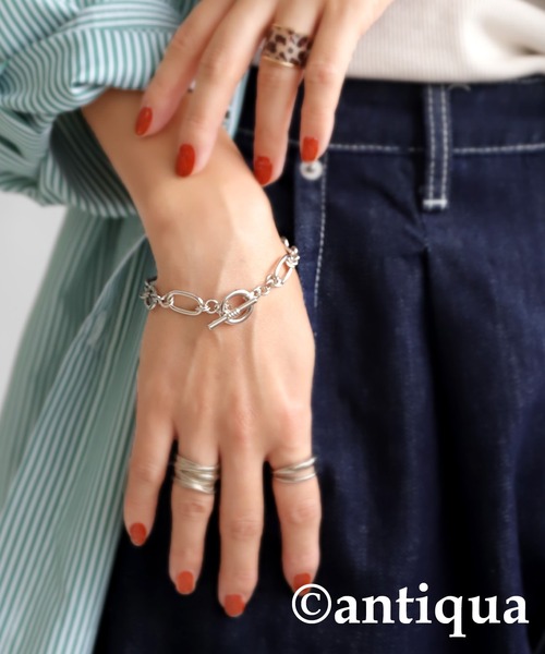 antiqua（アンティカ）の「チェーンブレスレット（ブレスレット・レディース・シルバー/ゴールド・FREE）」の2枚目の写真