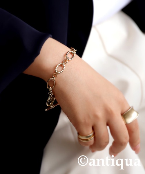antiqua（アンティカ）の「チェーンブレスレット（ブレスレット・レディース・シルバー/ゴールド・FREE）」の4枚目の写真