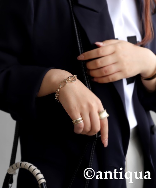 antiqua（アンティカ）の「チェーンブレスレット（ブレスレット・レディース・シルバー/ゴールド・FREE）」の8枚目の写真