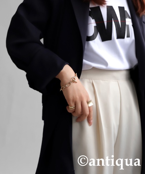 antiqua（アンティカ）の「チェーンブレスレット（ブレスレット・レディース・シルバー/ゴールド・FREE）」の10枚目の写真