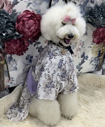 ONEKOSAMA OINUSAMA（オネコサマ）の「DESIGNERS GUILD コラボ ペット浴衣　(4L-9L)（ペットウェア）」