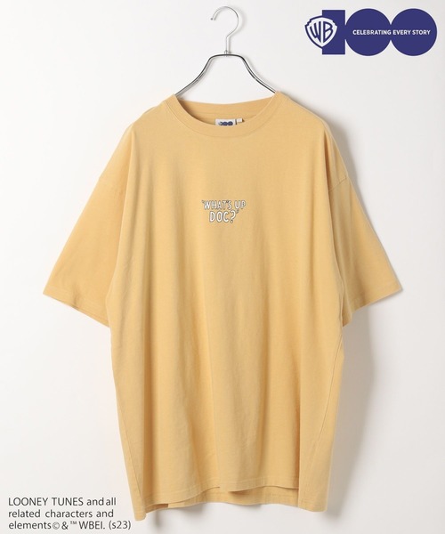 niko and...(ニコアンド)の「【ワーナー・ブラザース】LOONEY TUNESコラボアソートプリントT(Tシャツ/カットソー・メンズ・イエロー/オフホワイト/ライトブルー・MEDIUM/LARGE)」の3枚目の写真
